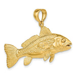 Load image into Gallery viewer, 14K Yellow Gold 3-D Red Fish Charm Pendant
