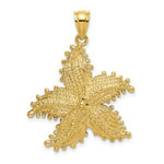 Load image into Gallery viewer, 14K Yellow Gold 2-D Starfish Charm Pendant
