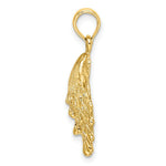 Load image into Gallery viewer, 14K Yellow Gold Lions Paw Shell Charm Pendant
