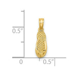 Load image into Gallery viewer, 14K Yellow Gold Jamaica Flip-Flop Charm Pendant
