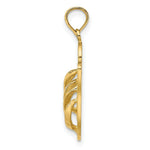 Load image into Gallery viewer, 14K Yellow Gold Polished Large MARCO ISLAND Double Flip-Flop Charm Pendant
