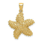 Load image into Gallery viewer, 14K Yellow Gold Beaded Starfish Charm Pendant
