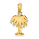 Load image into Gallery viewer, 14K Yellow Gold Charleston Palm Tree Charm Pendant
