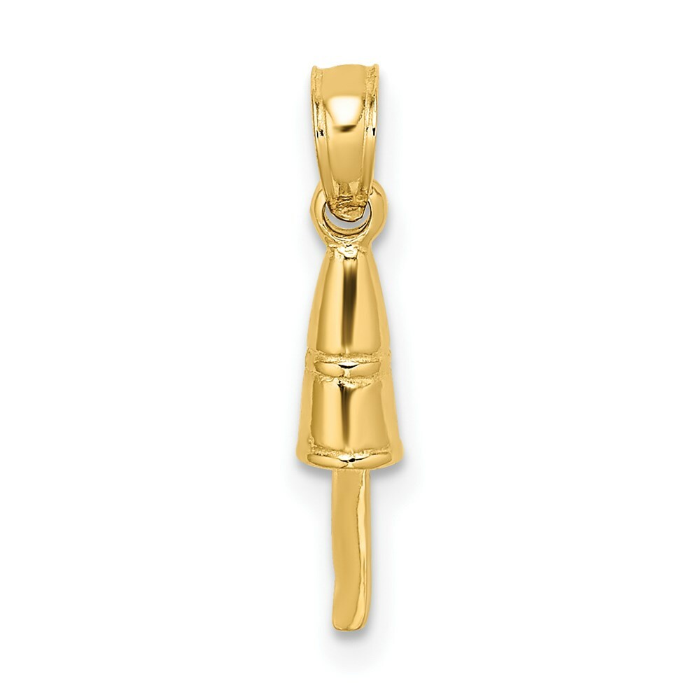 14K Yellow Gold 3-D BUOY Charm Pendant