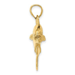 Load image into Gallery viewer, 14K Yellow Gold 3-D Female Dorado (Mahi-Mahi) Charm Pendant
