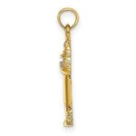 Load image into Gallery viewer, 14K Yellow Gold 2-D Polished and Textured Lighthouse Charm Pendant
