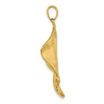 Load image into Gallery viewer, 14K Yellow Gold 2-D &amp; Polished Stingray Charm Pendant
