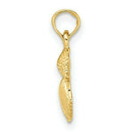 Load image into Gallery viewer, 14K Yellow Gold FOUR SHELL CLUSTER Charm Pendant
