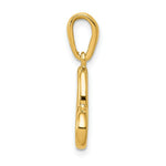 Load image into Gallery viewer, 14K Yellow Gold Solid Polished Plain Heart Pendant
