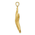 Load image into Gallery viewer, 14K Yellow Gold 2-D Textured Starfish Charm Pendant
