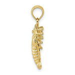 Load image into Gallery viewer, 14K Yellow Gold Florida Lobster With Out Claws Charm Pendant
