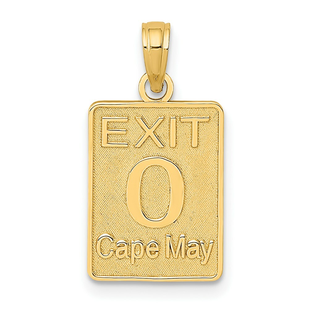 14K Yellow Gold EXIT 0 / Cape May New Jersey