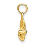 Load image into Gallery viewer, 14K Yellow Gold 3-D With 3 Blades Propeller Charm Pendant
