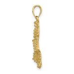Load image into Gallery viewer, 14K Yellow Gold Beaded Starfish Charm Pendant

