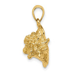 Load image into Gallery viewer, 14K Yellow Gold 3-D Conch Shell Charm Pendant
