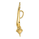 Load image into Gallery viewer, 14K Yellow Gold Moveable Sailboat Slide
