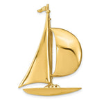 Load image into Gallery viewer, 14K Yellow Gold Sailboat Slide

