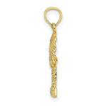Load image into Gallery viewer, 14K Yellow Gold 2-D Palm Tree Charm Pendant

