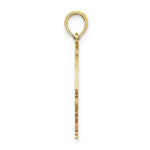 Load image into Gallery viewer, 14K Yellow Gold Polished and Cut-Out ARUBA Under Angelfish Charm Pendant
