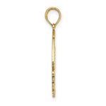 Load image into Gallery viewer, 14K Yellow Gold Polished CURACAO Under Angelfish Charm Pendant
