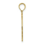 Load image into Gallery viewer, 14K Yellow Gold Polished ST. THOMAS Under Angelfish Charm Pendant
