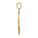 Load image into Gallery viewer, 14K Yellow Gold ARUBA With Dolphin &amp; Sunset In Frame Charm Pendant
