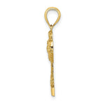 Load image into Gallery viewer, 14K Yellow Gold 2-D BARBADOS Under Palm Tree Charm Pendant
