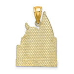 Load image into Gallery viewer, 14K Yellow Gold CURACAO With Sailboat &amp; Seagull Charm Pendant
