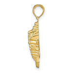 Load image into Gallery viewer, 14K Yellow Gold Stone Harbor, NJ Conch Shell Pendant
