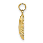 Load image into Gallery viewer, 14K Yellow Gold Polished SCALLOP SHELL Charm Pendant
