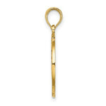 Load image into Gallery viewer, 14K Yellow Gold OCEAN CITY On Round Frame With Crab Charm Pendant
