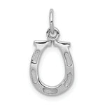 Load image into Gallery viewer, 14K White Gold Solid Polished Horseshoe Charm
