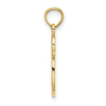 Load image into Gallery viewer, 14K Yellow Gold Engraved &amp; Textured Painters Pallet Charm Pendant

