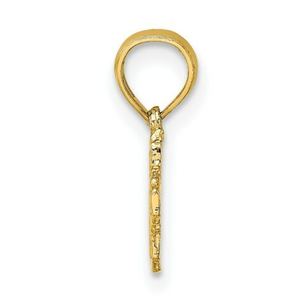 14K Yellow Gold Mini 4 WAY RELIGIOUS MEDAL / HP & ENGRAVED