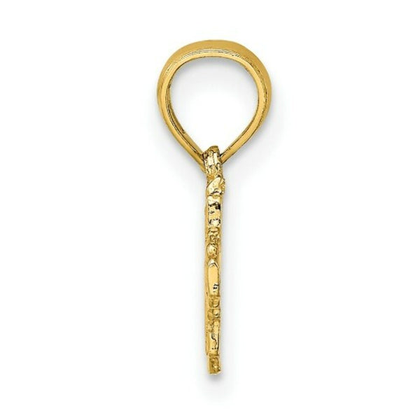14K Yellow Gold Mini 4 WAY RELIGIOUS MEDAL / HP & ENGRAVED