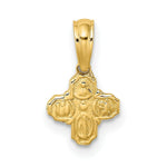 Load image into Gallery viewer, 14K Yellow Gold Mini 4 WAY RELIGIOUS MEDAL / HP &amp; ENGRAVED
