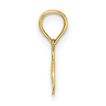 Load image into Gallery viewer, 14K Yellow Gold Engraved Mini Star Of David Charm Pendant
