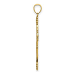 Load image into Gallery viewer, 14K Yellow Gold Beaded Fancy Cross Charm Pendant

