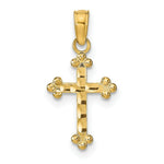 Load image into Gallery viewer, 14K Yellow Gold Diamond-cut Cross Pendant
