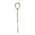 Load image into Gallery viewer, 14K Yellow Gold Cross With Spade Shape Design On Edges Charm Pendant
