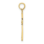 Load image into Gallery viewer, 14K Yellow Gold Polished With X Center Cross Charm Pendant

