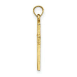 Load image into Gallery viewer, 14K Yellow Gold Polished and Cut-Out Cross Charm Pendant
