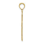 Load image into Gallery viewer, 14K Yellow Gold Textured and Cut-Out Cross Charm Pendant
