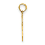 Load image into Gallery viewer, 14K Yellow Gold I Love JESUS Cross Charm Pendant
