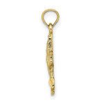 Load image into Gallery viewer, 14K Yellow Gold 2-D Praying Hands Charm Pendant
