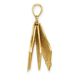 Load image into Gallery viewer, 14K Yellow Gold 3-D With Moveable Pages THE LORD IS MY SHEPHERD(PSALM 23) Charm Pendant
