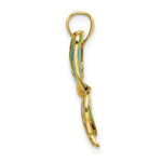 Load image into Gallery viewer, 14K Yellow Gold Enameled Butterfly Pendant
