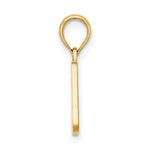 Load image into Gallery viewer, 14K Yellow Gold OBX North Carolina License Plate Charm Pendant
