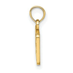 Load image into Gallery viewer, 14K Yellow Gold OBX NORTH CAROLINA LICENSE PLATE Charm Pendant
