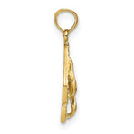 Load image into Gallery viewer, 14K Yellow Gold Marco Island Reversible Flip Flops Pendant
